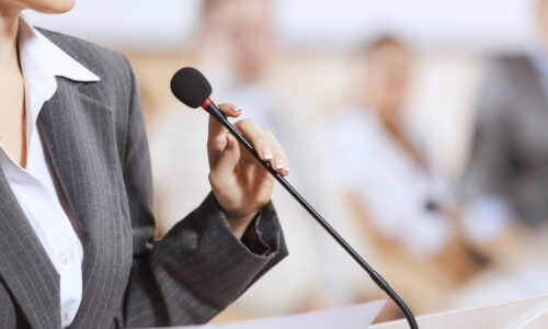 Public speaking course